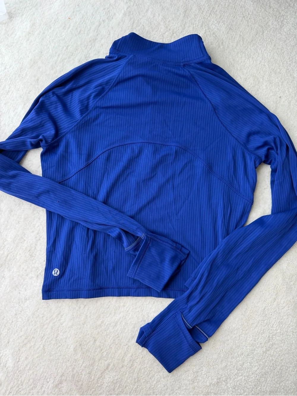Lululemon Long-Sleeve Half-Zip Top - Royal Blue